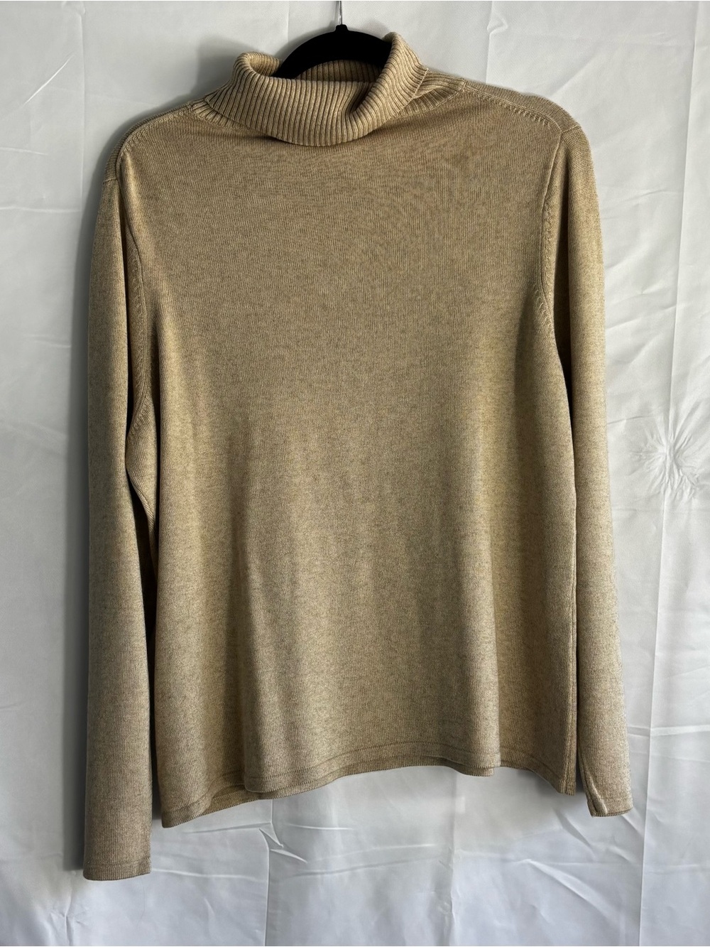 Men's Taupe Turtleneck Sweater